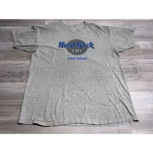 Vintage Hard Rock Cafe San Diego T-Shirt California Souvenir Tee Distressed 2XL